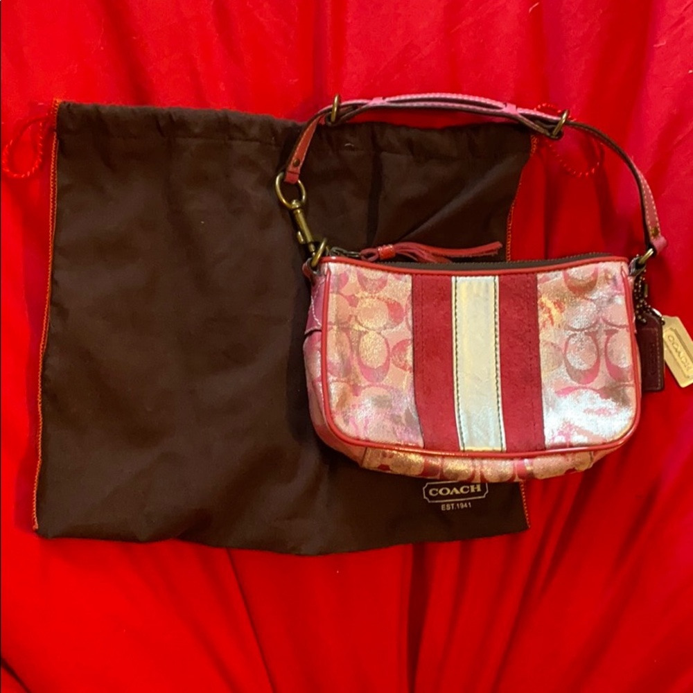 Authentic pink coach purse